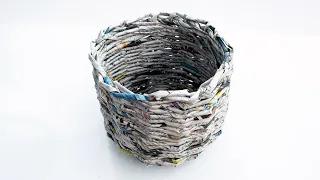 Kids ECO Camp: Woven Newspaper Basket - WheatonArts Virtual ECO Week 2020