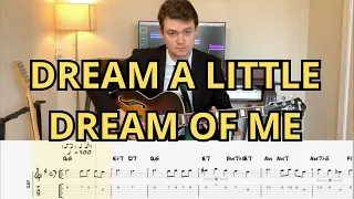 How to play: Dream a Little Dream of Me - Jazz Standard tabs + notation