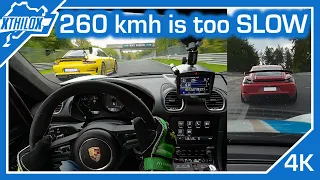 PORSCHE ONLY - GT4 RS vs. GT3 RS MR .. and ME 🫣 WHAT A LAP 🚀 NÜRBURGRING NORDSCHLEIFE BTG 4K POV