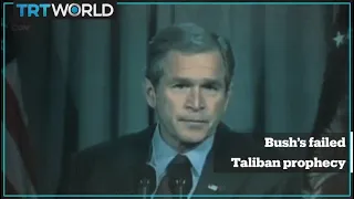 George W Bush’s remarks on the Taliban