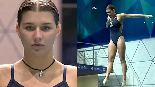 QQQsports - Emilia Nilsson from Sweden - 1m Springboard - Junior Diving Championships - #diving