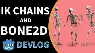 Using Bones and IK Chains To Make Character Move Godot Devlog Steam Game