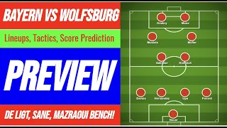 SAME LINEUP?! Bayern vs Wolfsburg! Team News, Tactics, Score Prediction