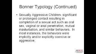 Children with Sexual Behavior Problems