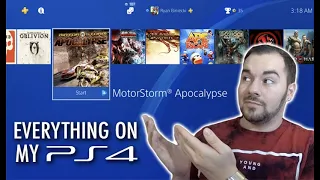 What's on my PS4? (My Favorite Games, Services, Hard Drive Choice, Trophies, etc.)