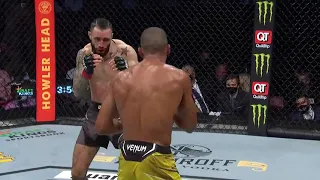 Edson Barboza vs Shane Burgos delayed KO (different angle)