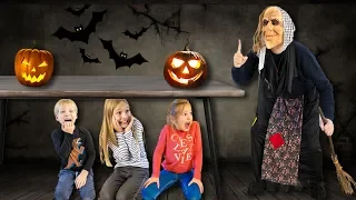 Amelia, Avelina and Akim funny Halloween story for kids