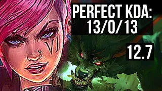 VI vs WARWICK (JNG) | 13/0/13, Legendary, 400+ games | KR Diamond | 12.7