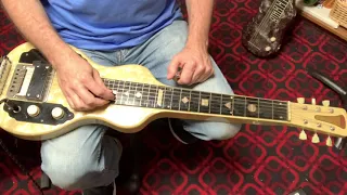 How to play Running On Empty Lap Steel solo in both C6 & Open E - Lessons for BOTH TUNINGS