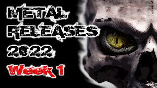 Metal releases 2022 - Week 1 (3rd - 9th January ) releases!  - Metal albums 2022