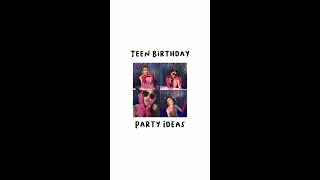 Teen birthday party ideas 🎊 #birthdayparty #birthdaycelebration #shorts