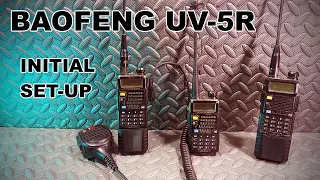 Baofeng UV-5R Initial Set-Up #HamRadio