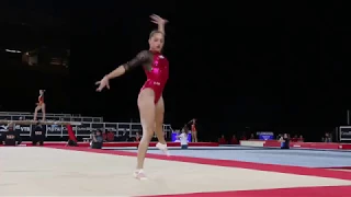 Larisa Lordache, Romania - Floor - 2017 World Championships Podium Training