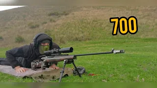 Пристрелка 700 метров. Mosin nagant.