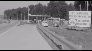 Erste Autobahntankstelle (1967) | SRF Archiv