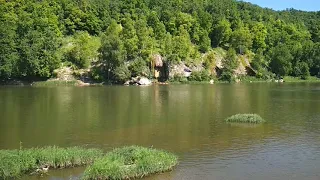 Абзановский водопад вид с противоположного берега