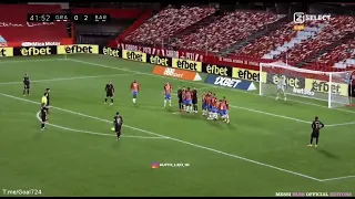 Messi freekick vs Granada | Barcelona vs Granada | Messi ground freekick