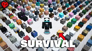 I Found Minecraft's most RAREST Mobs in 24 Hours !