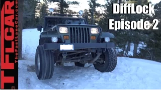 Two Jeeps & a Toyota Take on a Snowy Gold Mine Hill - DiffLock Ep. 2