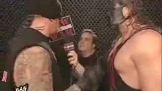 The Undertaker and Kane Backstage