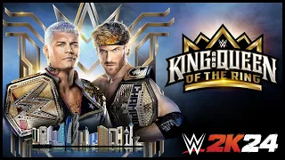 WWE2K24 | Cody Rhodes VS Logan Paul | Champion Vs Champion | Full Fight Gameplay. #wwe #wwe2k24