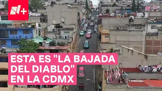 La bajada del diablo en la alcaldía Álvaro Obregón, CDMX - N+