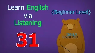 Learn English via Listening Beginner Level | Lesson 31 | Flowers