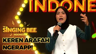 PERTAMA KALI! Pertama Kali Nih Arafah Ngerapp | THE SINGING BEE INDONESIA