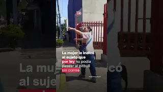 Golpea a mujer que le reclamó no llevar un pitbull con correa en Iztapalapa - N+