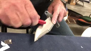 How to sharpen a hunting knife like a Rambo knife