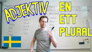 Adjektiv (en, ett, plural)