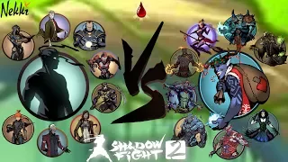 Shadow Fight 2, Boss Zone 7 Vs All Raid Boss