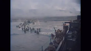 D-Day Footage in Color.