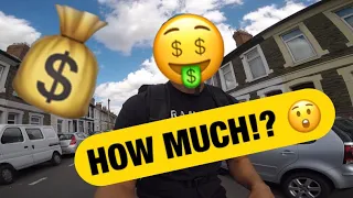 HOW MUCH MONEY IN ONE HOUR DOING UBER EATS ON A BIKE!?