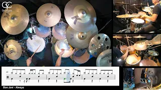 Always - Bon Jovi / Drum Cover By CYC (@cycdrumusic ) score & sheet music
