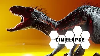 Indoraptor - Blender 2.8 Timelapse