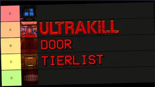 ULTRAKILL DOOR TIERLIST