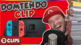 Domtendo FLEXT mit seiner NINTENDO SWITCH SAMMLUNG 🤑 | Domtendo Clip