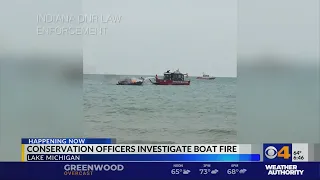 Lake Michigan boat fire under investigation