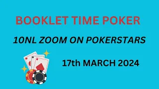 Micro Stakes Poker - 10NL Zoom 17th March 2024 - sometimes they have AA, sometimes they have J2!