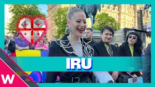 Iru (Georgia) @ Eurovision 2023 Turquoise Carpet Opening Ceremony | Interview