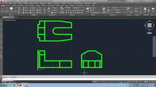 Orthographic Views in Multi-view Drawings Part 3
