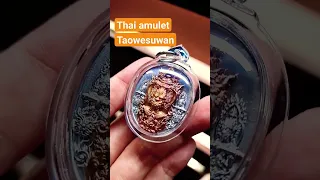 Thai amulet Taowesuwan wealth protection charm #thaiamulet #lucky #wealth #protection #taowesuwan