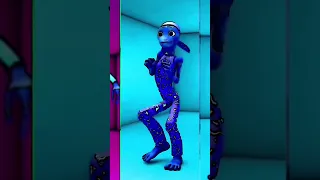Blue Me kemaste Aliens / Colorized Alien Dance / Audio Variations