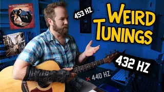 How to tune your guitar AWAY from 440hz (to 432hz, 453hz, etc)