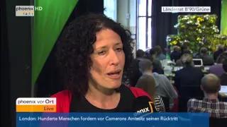 B'90/Grünen Länderrat: Interview mit Bettina Jarasch am 09.04.2016