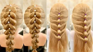 Two Ponytail Hairstyles for long hair| Trendy Hairstyle for teenagers |Easy Hairstyle| Unique Hairdo