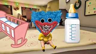 Daily Life Of Baby Huggy Wuggy VS Hello Neighbor | Experiments with Baby In Yellow |Imrodil|