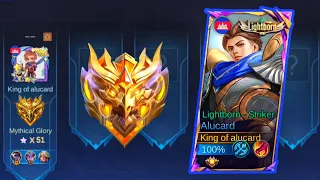 ALUCARD GAME PLAY IN HIGH RANK MYTHICAL GLORY