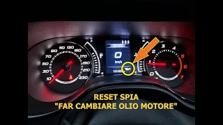 RESET "CHANGE ENGINE OIL" LIGHT ON FIAT TIPO (356) 1.6 MULTIJET II